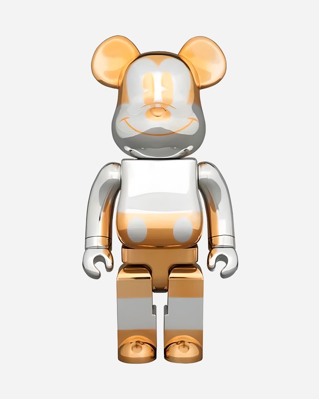 Bearbrick x Sorayama Future Mickey 1000% Silver/Gold