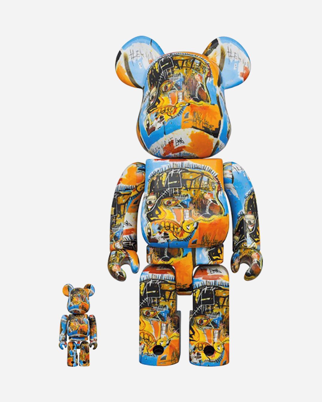 Bearbrick Jean-Michel Basquiat #10 100% & 400% Set