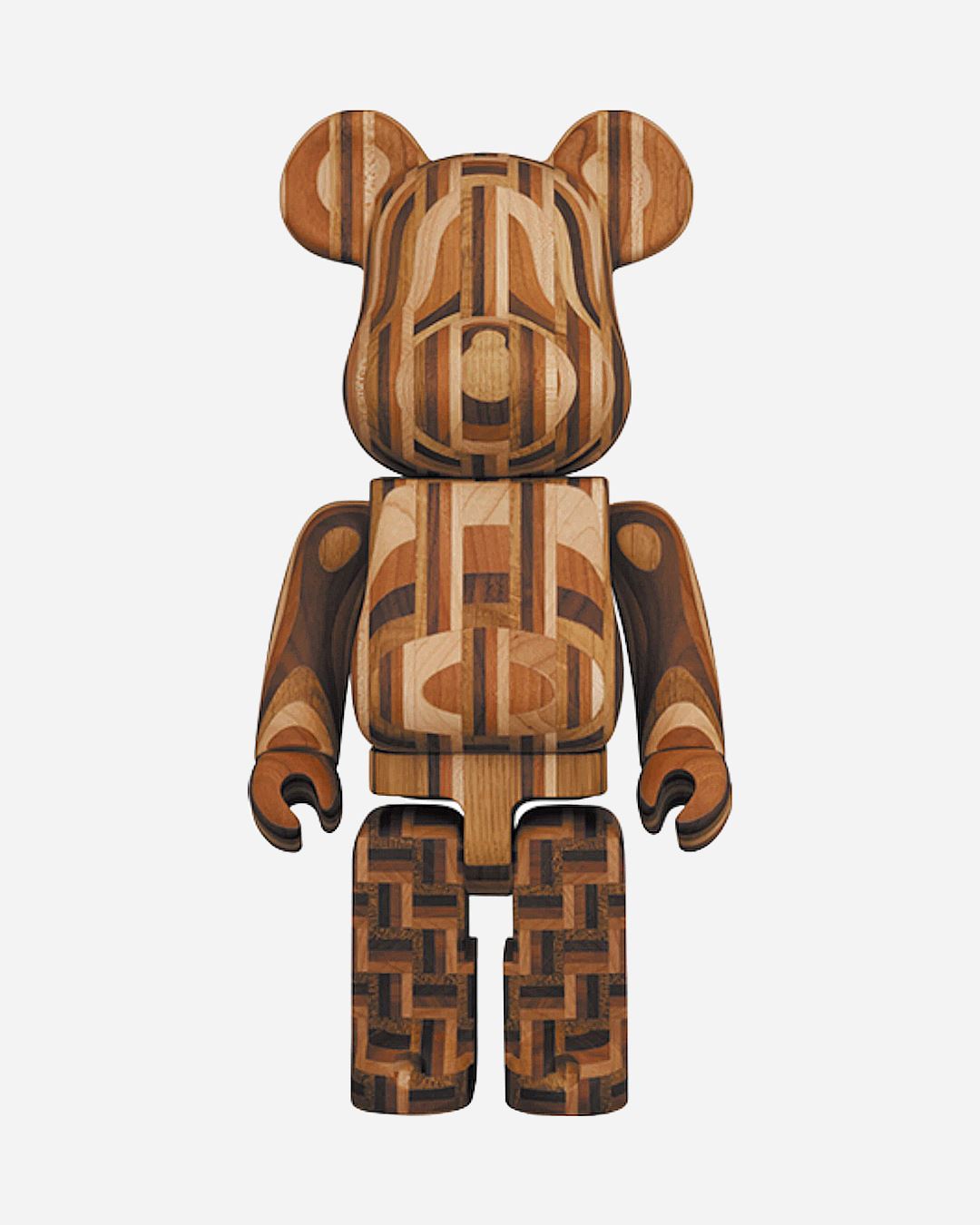 Bearbrick Karimoku Yosegi (Parquet) 2nd 400%