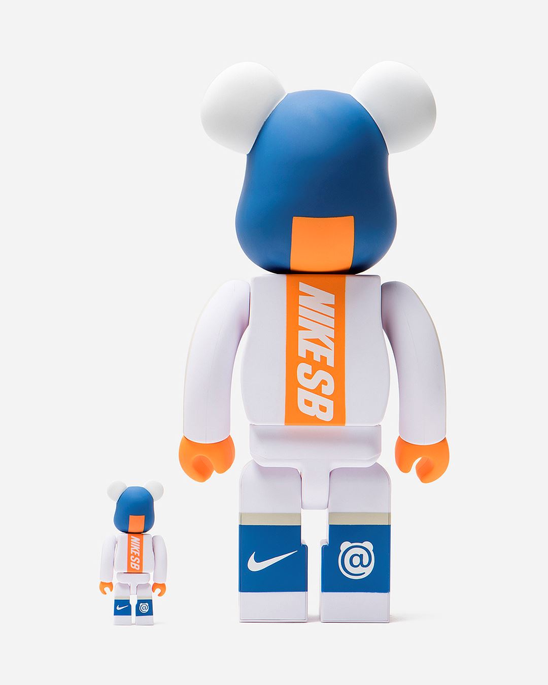 Bearbrick Nike SB 100% & 400% Set White/Blue