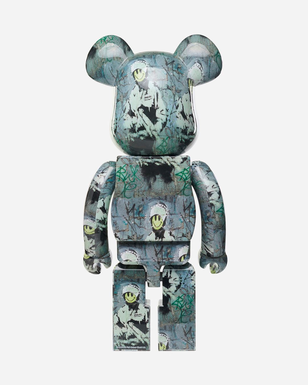 Bearbrick Riot Cop 1000%
