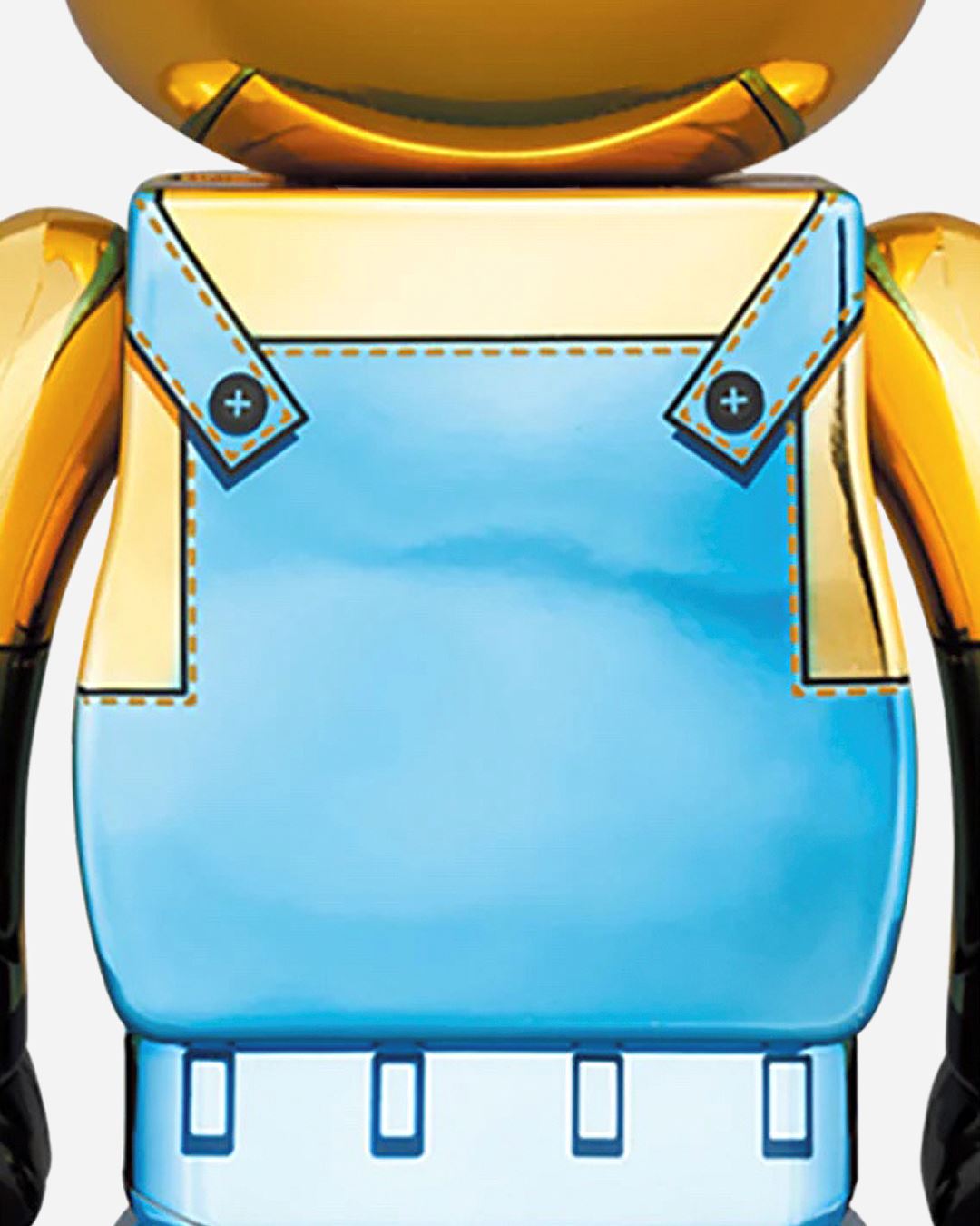 Bearbrick x Minions Kevin Chrome Ver. 1000%