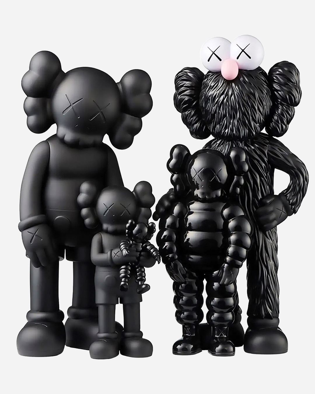 KAWS Family Vinyl Figures Black