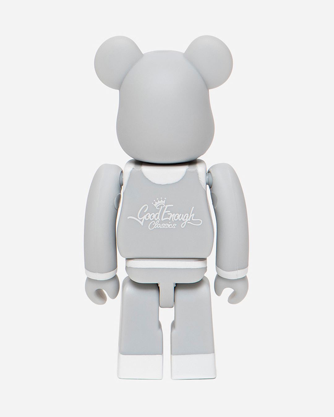 Bearbrick Goodenough Classics 100% Grey