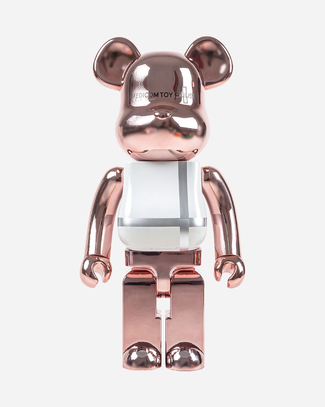 Bearbrick Medicom Toy Plus 1000% Pink Gold Chrome Ver.