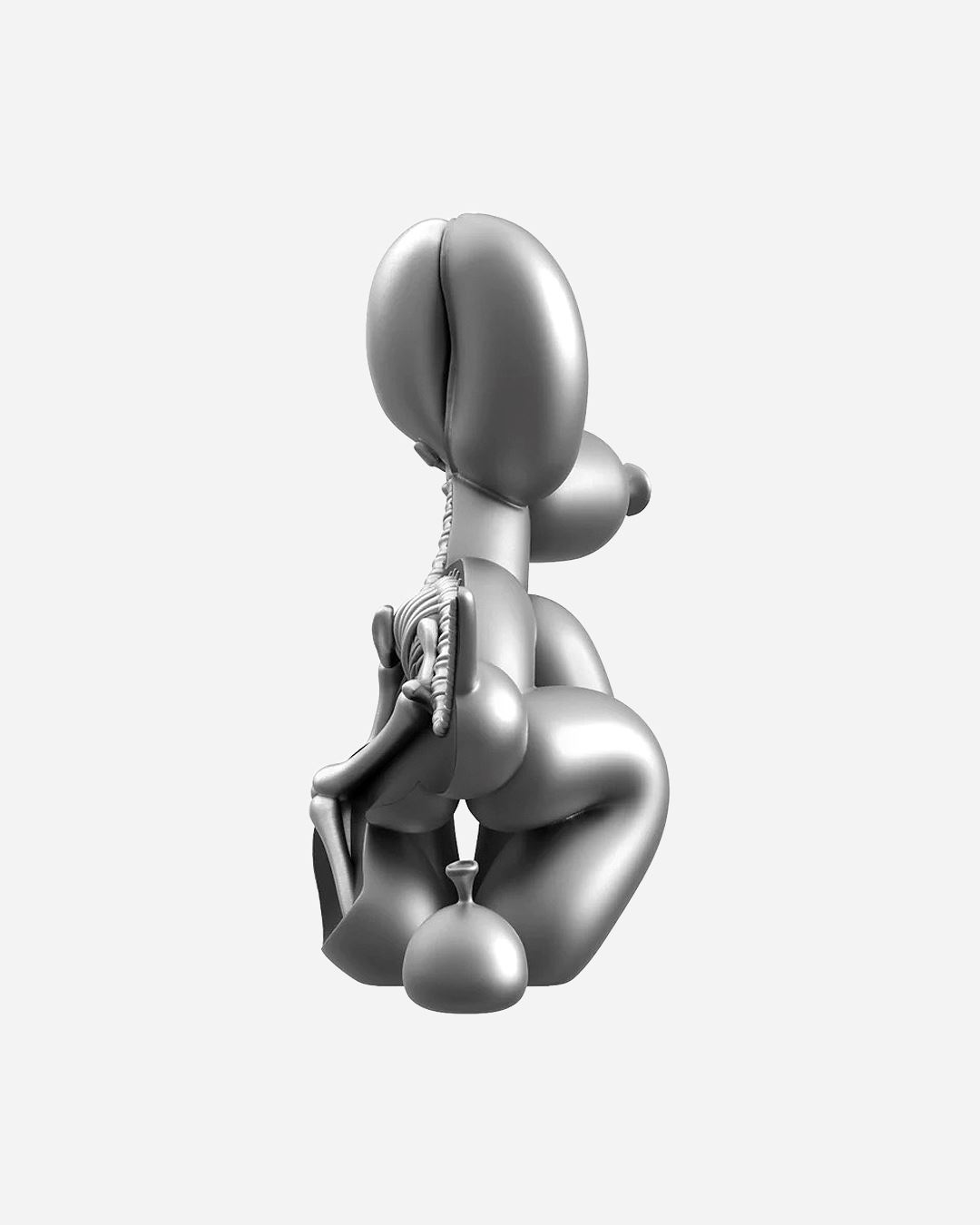 Whatshisname x Jason Freeny x Mighty Jaxx Dissected Popek (Space Grey Edition) Figure