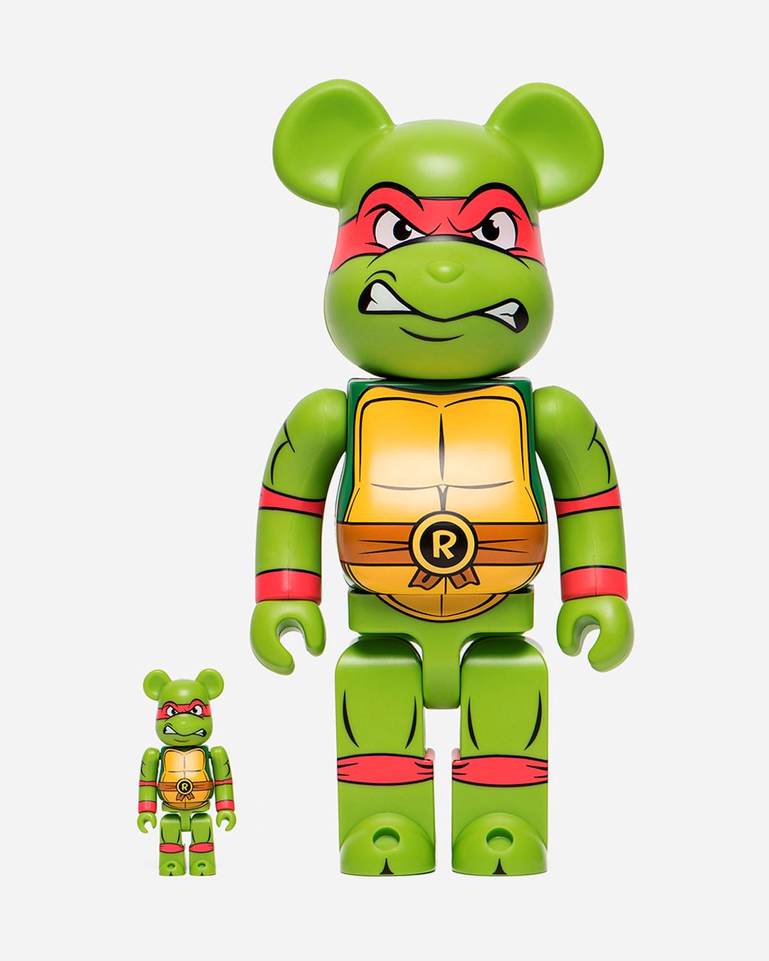 Bearbrick Raphael 100% & 400% Set Green