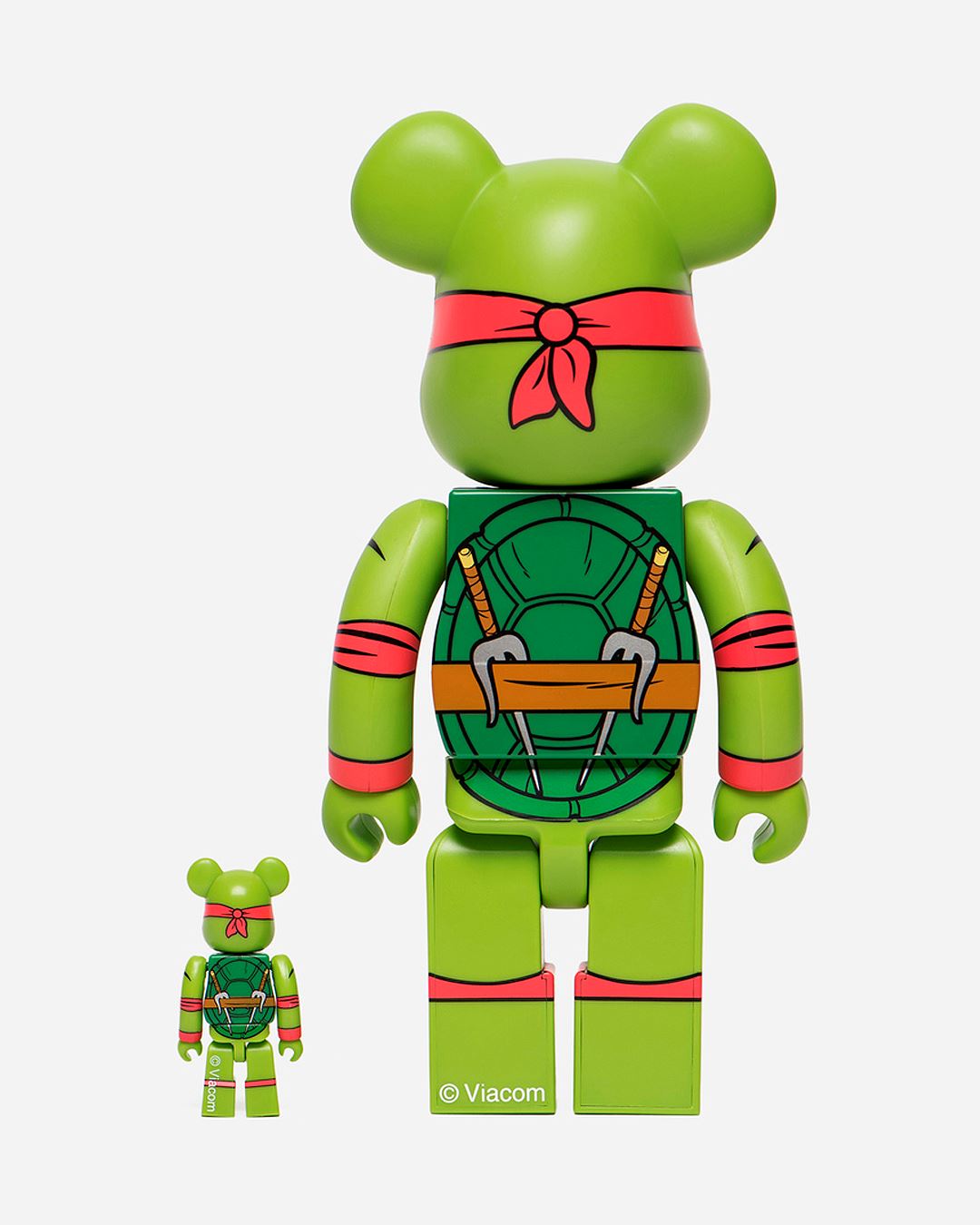 Bearbrick Raphael 100% & 400% Set Green