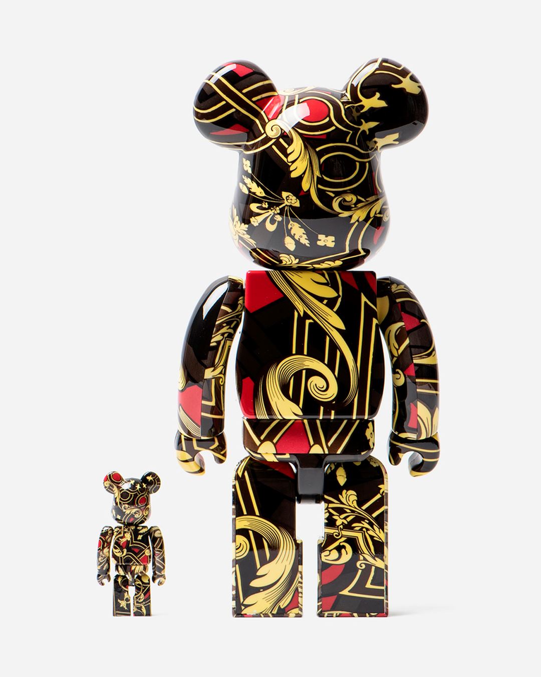 Bearbrick Atmos Scarf 100% & 400% Set Black