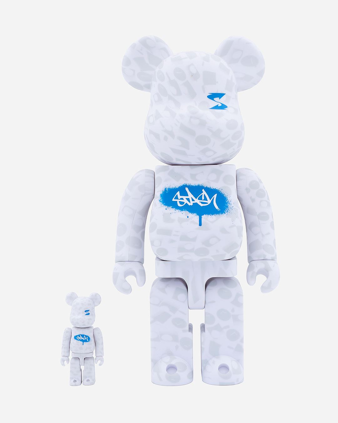 Bearbrick Stash 100% & 400% Set White